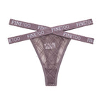 Transparent Cross Strap Women's Thong T-Panties