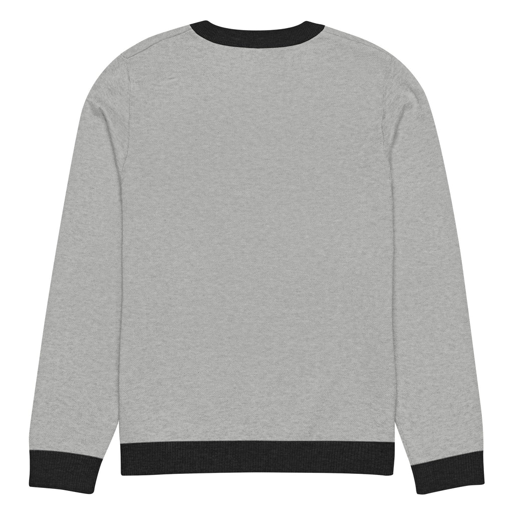 Knitted Whale Tail crew neck sweater