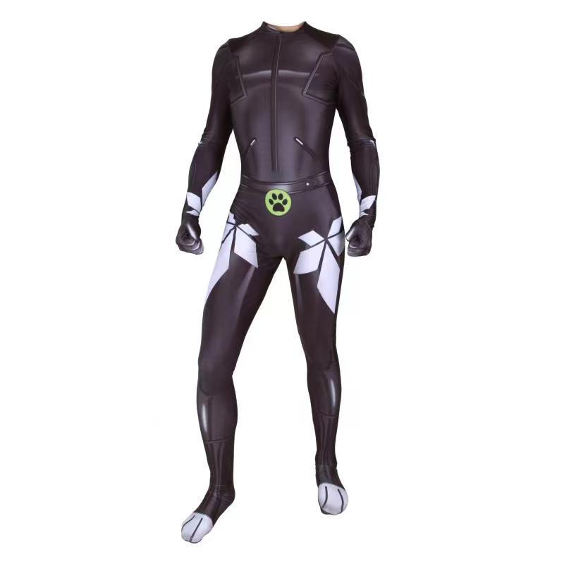 Halloween Ladybug Cat Noir Bodysuit Cosplay Costume