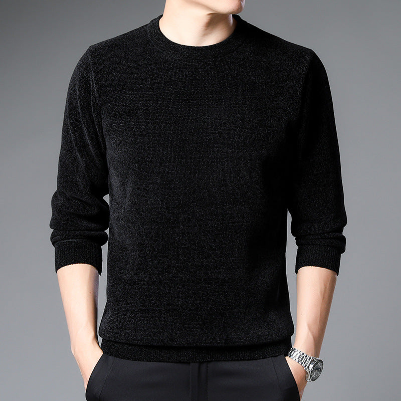 Men's Sweater LC011 - Winter Chenille Knit Pullover | Streetwear