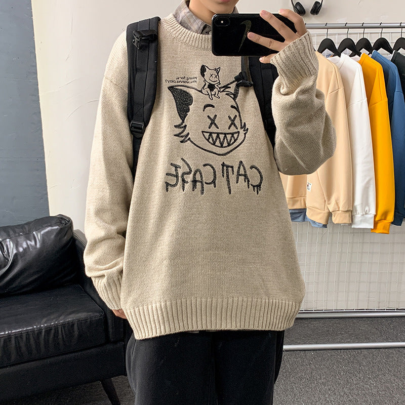 Loose Knitwear Jacket - Hong Kong Style by Ins Tide