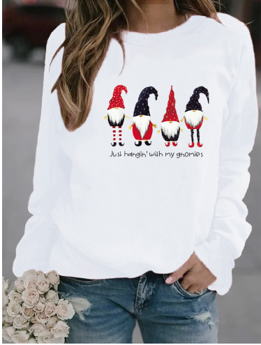 Letter Print Crew Neck Sweatshirt | Streetwear