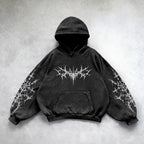 gothic print washable hoodie Man New | Streetwear