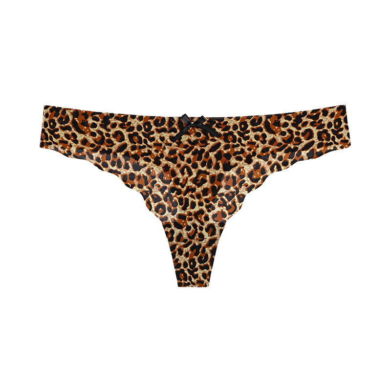 Women's Seamless Low-Rise Thong Underwear (Elastic)