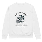 Save Our Seas Eco Sea Turtle Sweatshirt – 100% Organic Cotton Unisex Sweatshirt | Streetwear