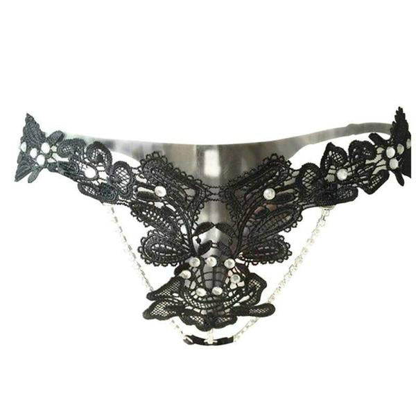 Plus Size Sexy Lingerie, Low Waist Lace Thong