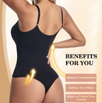 Slim Fit Spaghetti Strap Shaping Bodysuit