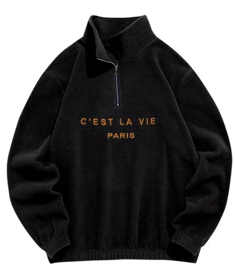 Unisex Fleece Turtleneck Hoodie | Streetwear
