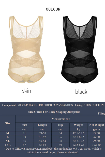 Women's Triangle Buckle Shapewear Bodysuit