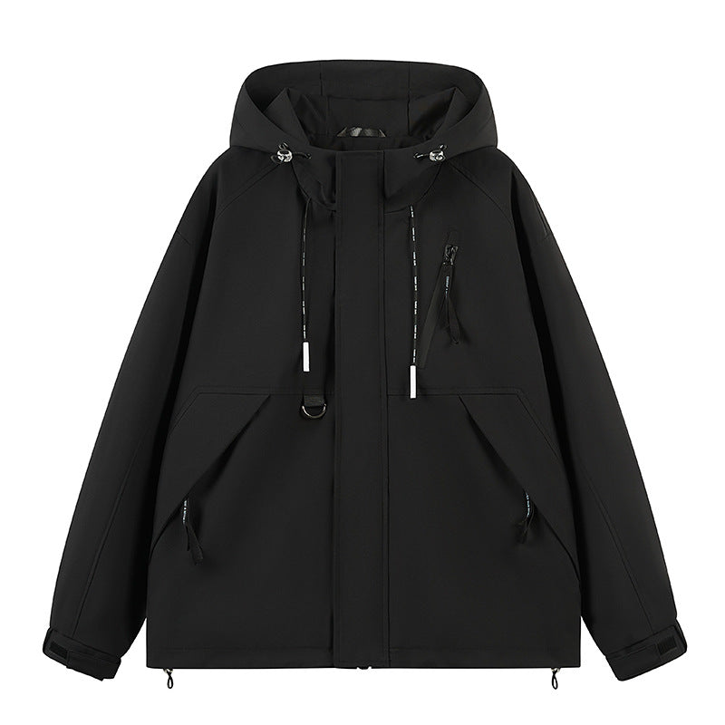Men's Windproof Waterproof Climbing Jacket for Outdoor Sports