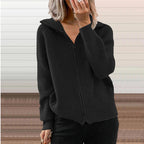Women's Casual Loose Knitwear Coat with Stripes