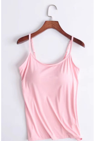 Women's Camisole with Built-In Padded Bra (Single)