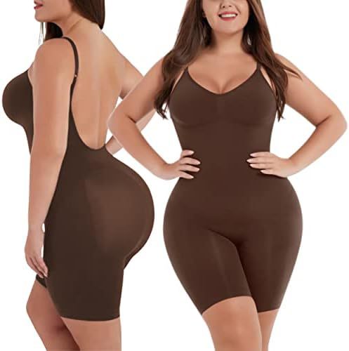 Plus Size Seamless Shaping Bodysuit for Women