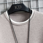 2023 Korean Fashion Long Sleeve Pullover Sweater for Men | Streetwear