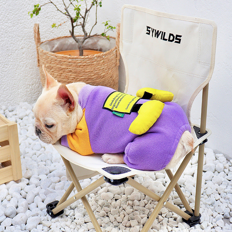 Thick Thermal Bodysuit for Dogs in Plush Fabric