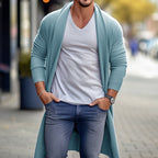 Men's Oversized Long Wool Coat