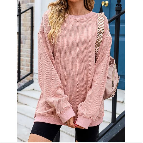 Women's Knitted Loose Sweatshirt | Streetwear