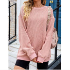 Women's Knitted Loose Sweatshirt | Streetwear
