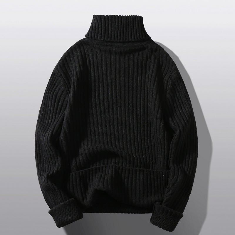 Thickened Casual High Neck Sweater for Men