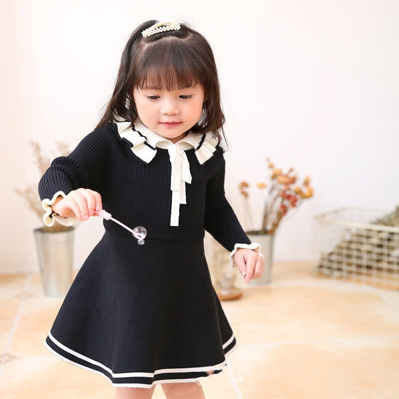 Warm Fleece Princess Skirt Dress for Girls