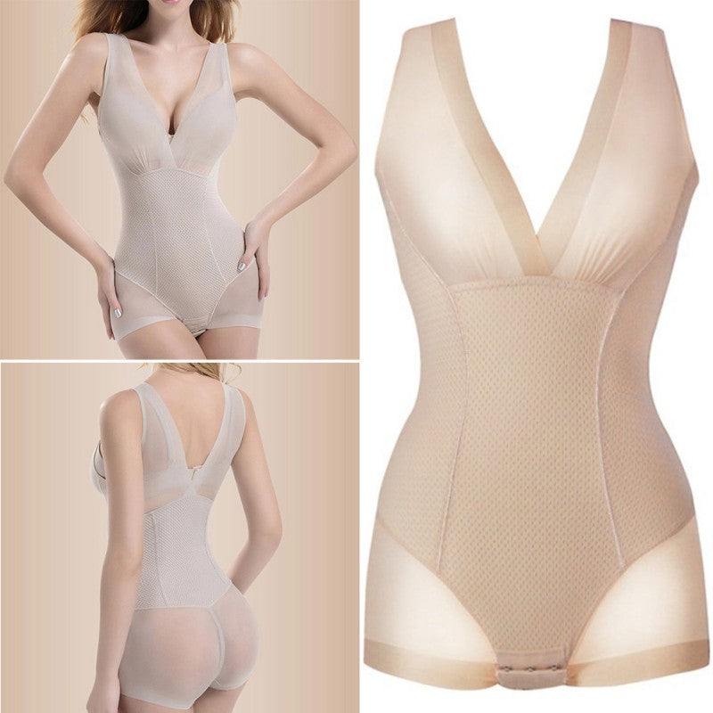 Ultra-Thin Seamless Corset Jumpsuit for Summer