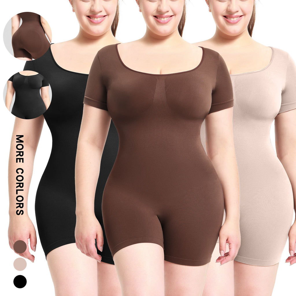 Plus Size Seamless Bodysuit for Women Yoga Wear
