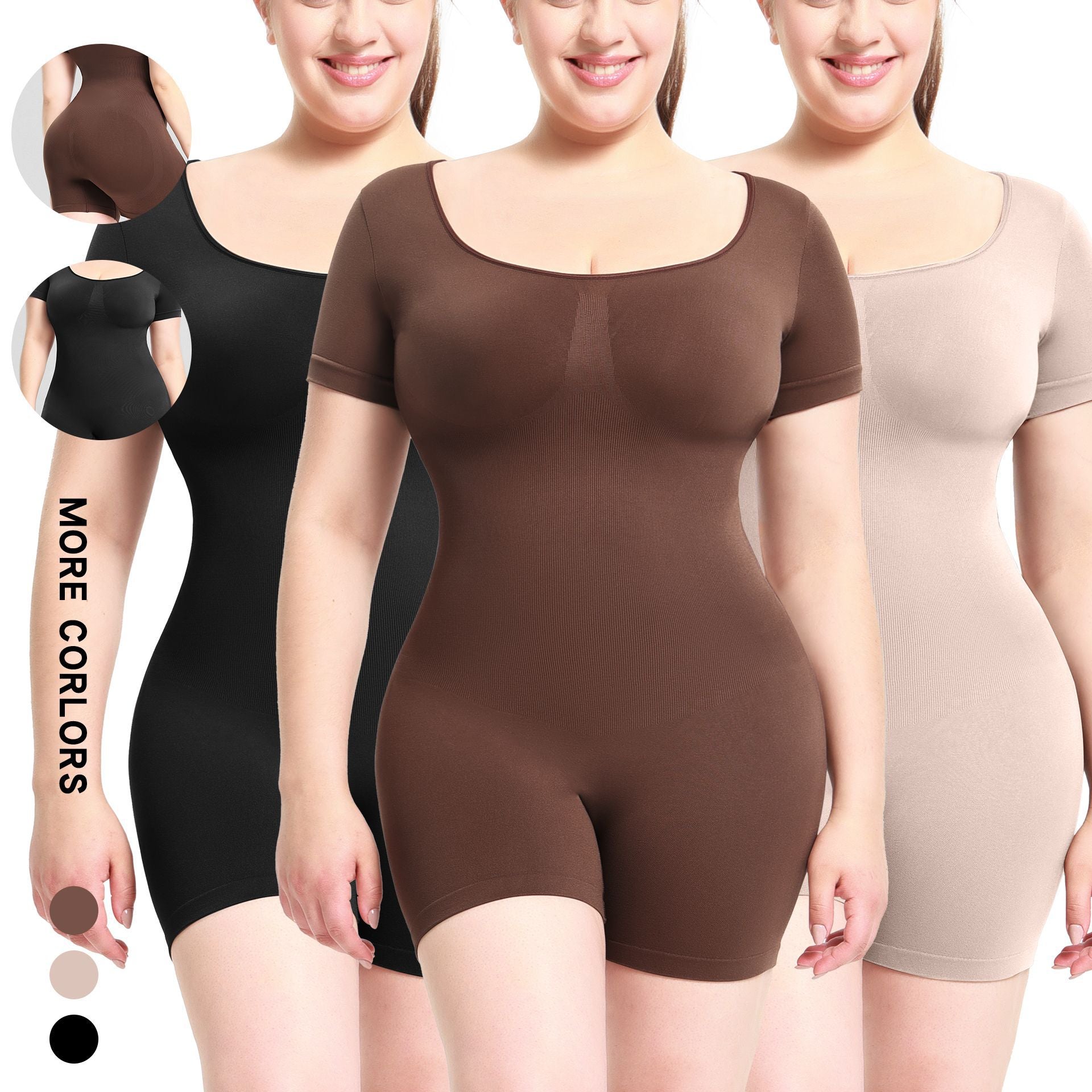 Plus Size Seamless Bodysuit for Women Yoga Wear