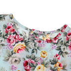 Spring Autumn Girls' Floral Dress - Korean Style Princess Dress
