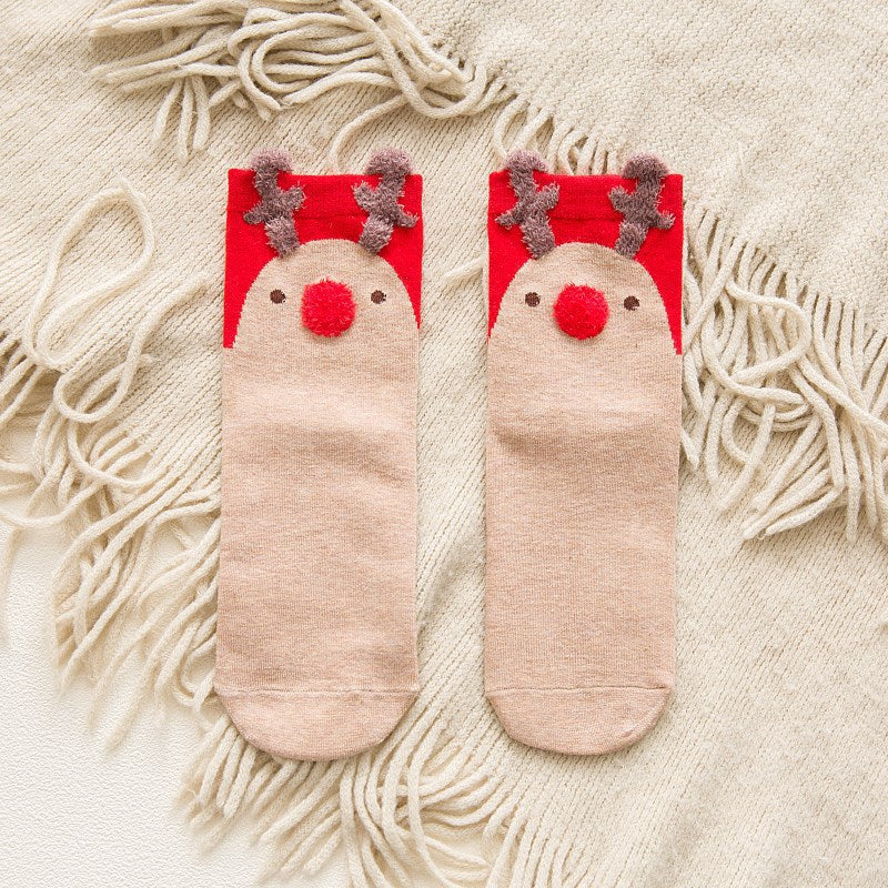 Christmas Cotton Socks for Red Lovers 2023