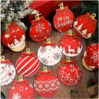 Woodland Cheer Round Christmas Ornament Plate