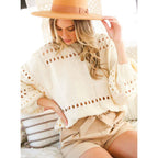 Open Knit Sweater