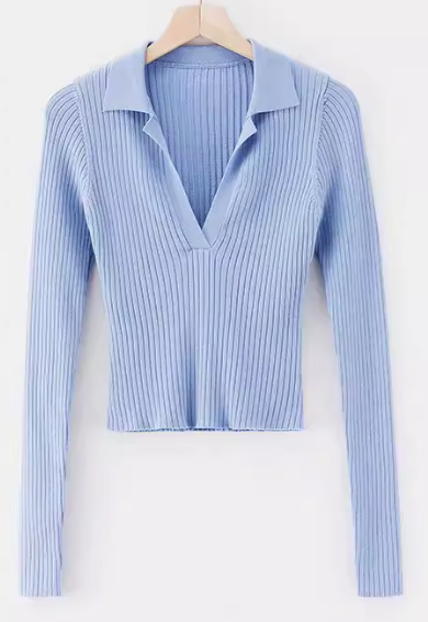 Madamy Vanity Sweater with European Style Collar (One Piece)