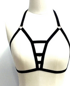 Gothic Body Harness Lingerie Outfit