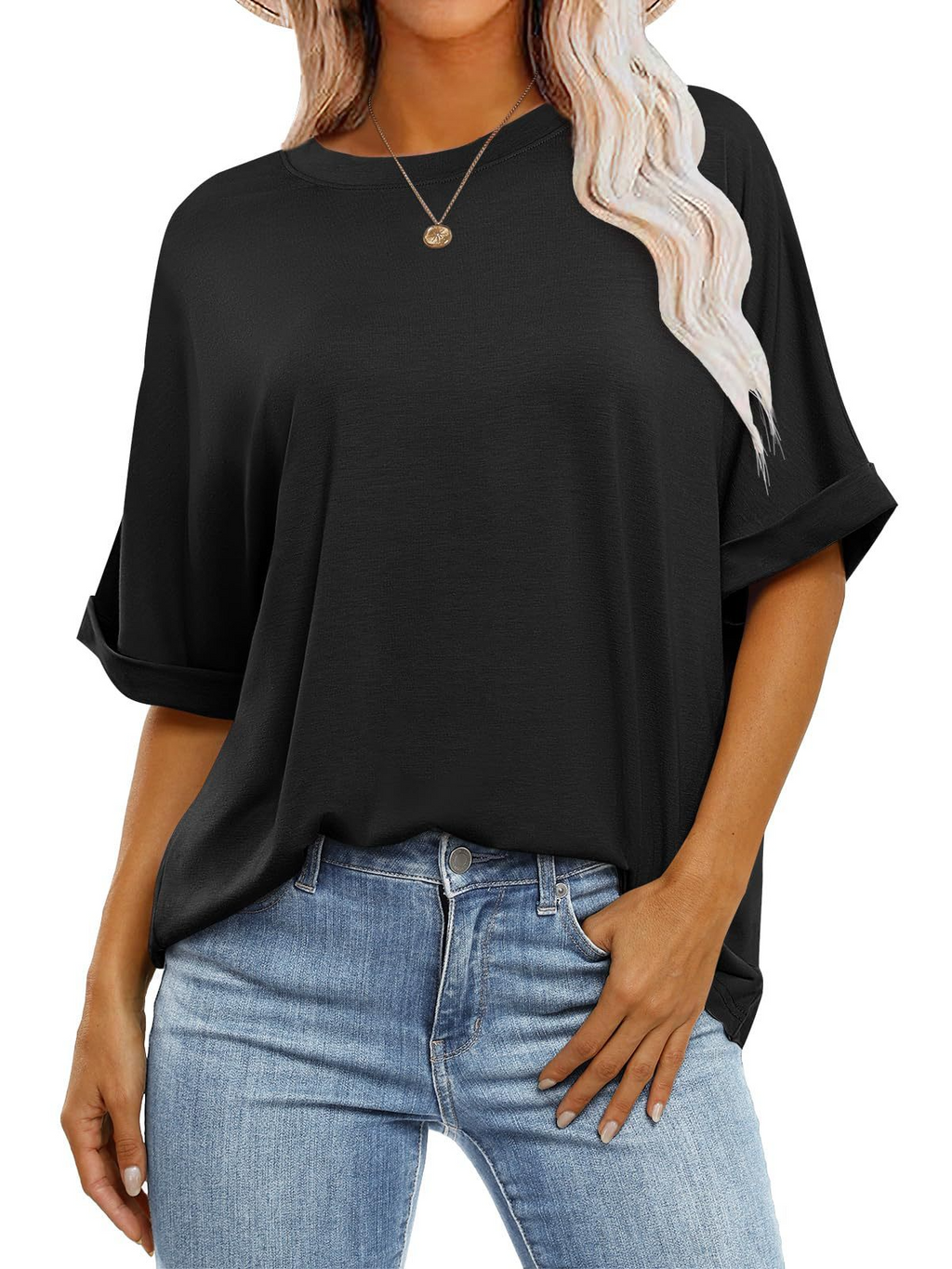 Women's Pullover Top Loose Short Sleeve | Streetwear
