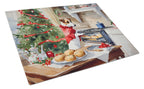 Jack Russell Terrier Christmas Cookies Glass Cutting Board