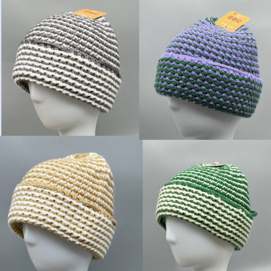 Personalized Fashion Knitting Wool Hat | Embroidered Cap