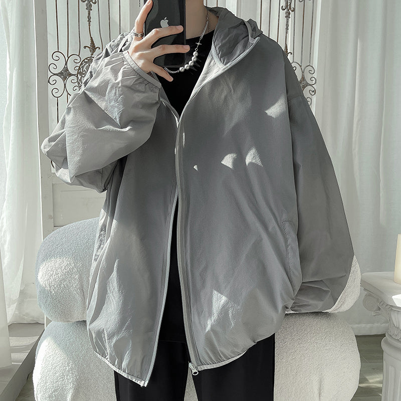 Men's Summer Sunblock Hoodie Jacket for Fishing | Streetwear