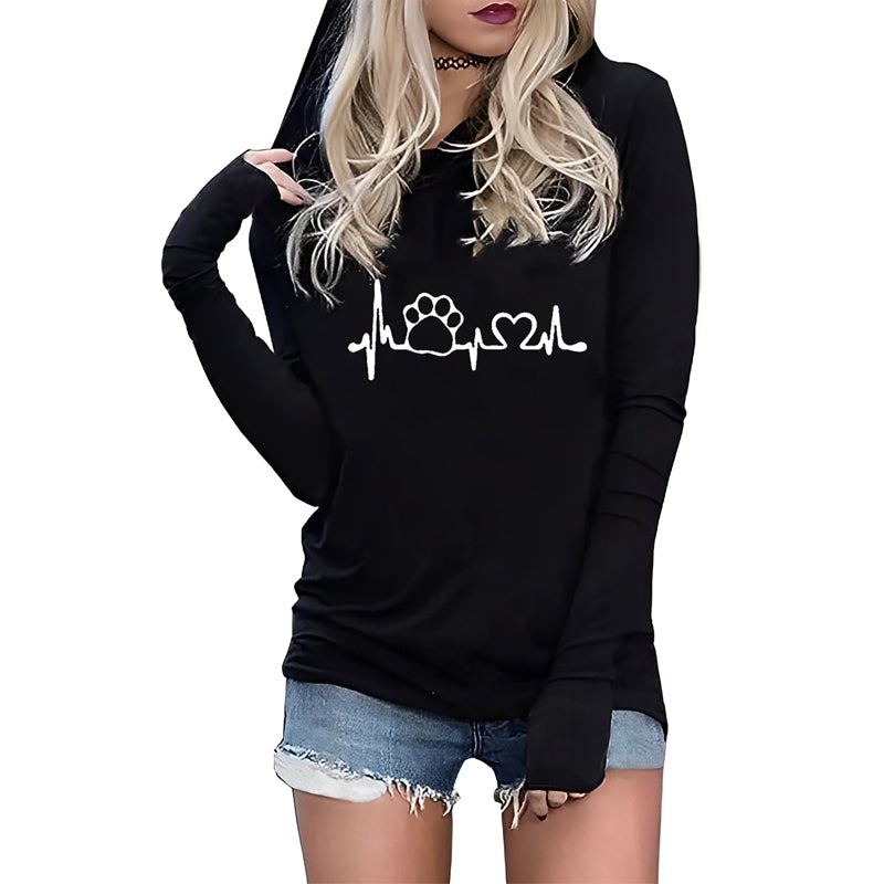 Slim Hoodie with Autumn and Winter Alphabet Embroidery | Streetwear