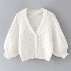 New Wishful Knot Knitted Jacket in European Style