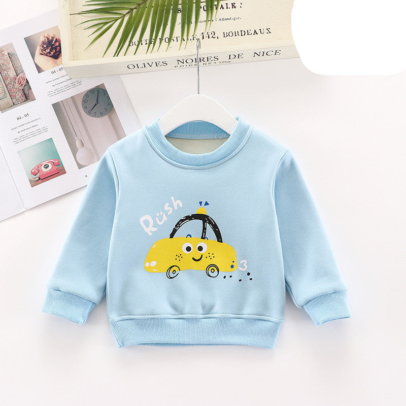 Children's Thick Velvet Sweater for Autumn and Winter