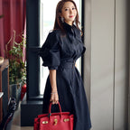 Bat Sleeve Trench Coat