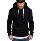 Men's Trendy Solid Color Plus Velvet Loose Jacket