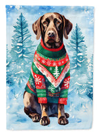 German Shorthaired Pointer Christmas Garden Flag