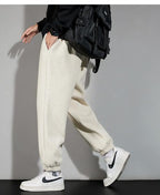 Men's Warm Winter Corduroy Trousers with Cashmere