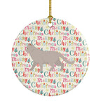 British Shorthair #2 Cat Christmas Ceramic Ornament