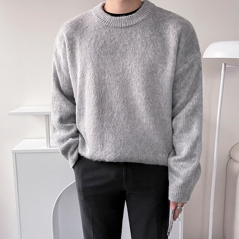 Wind-Padded Long-Sleeve Pullover Sweater | Streetwear
