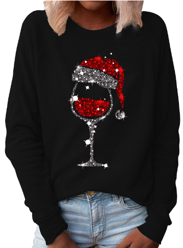 Floral Print Long Sleeve Pullover for Women | Streetwear