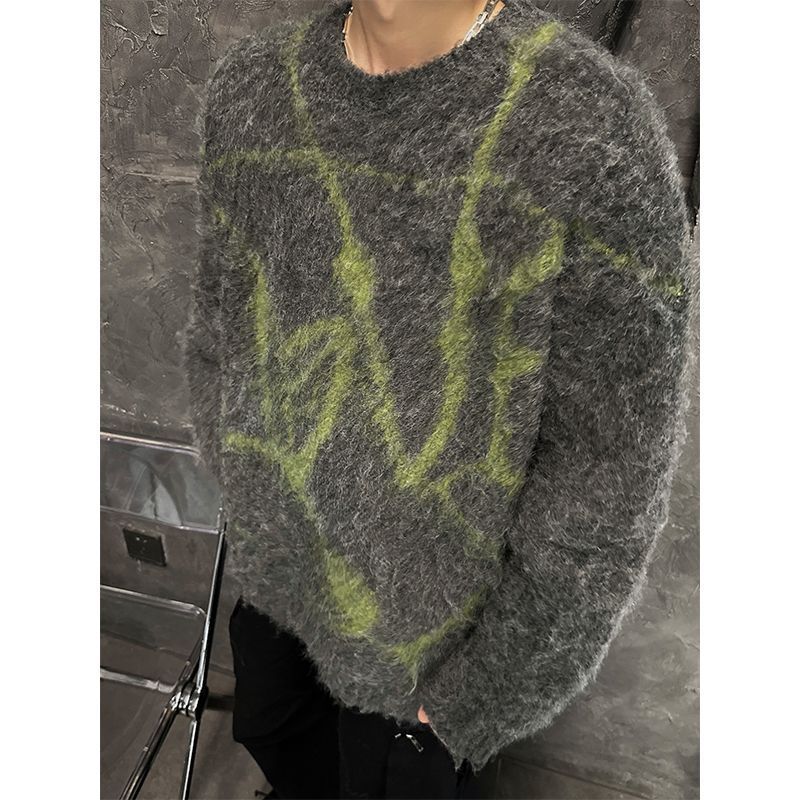 Loose Fit Men's Pullover Sweater | Streetwear