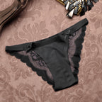 Lace Thong Low Waist Women's Underwear (Triangle Cut)