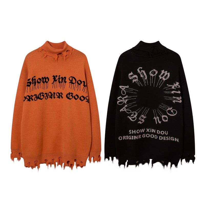 New Printed Sweater for Autumn and Winter